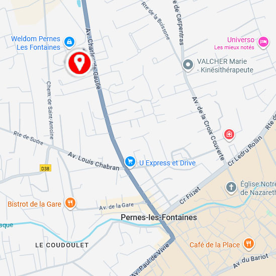 Carte - Pernes-les-Fontaines